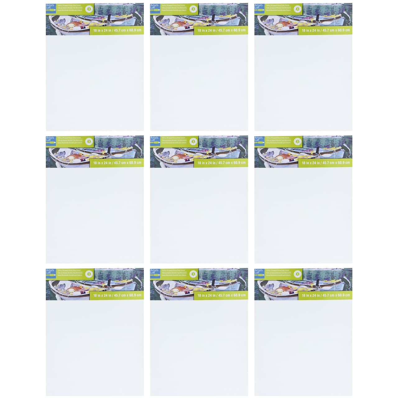 6 Pack: Level 3 Gallery Wrapped Heavy Duty Canvas by Artist's Loft®
